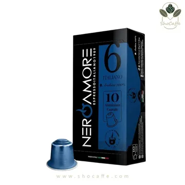 کپسول قهوه نسپرسو نروآمور مدل ایتالیانو Neroamore Italiano